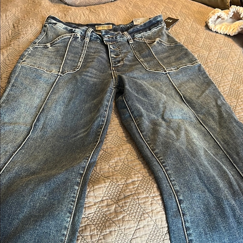 Kut from the Kloth Dark Blue Denim Jeans